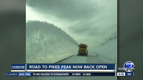 Pikes Peak Highway now open