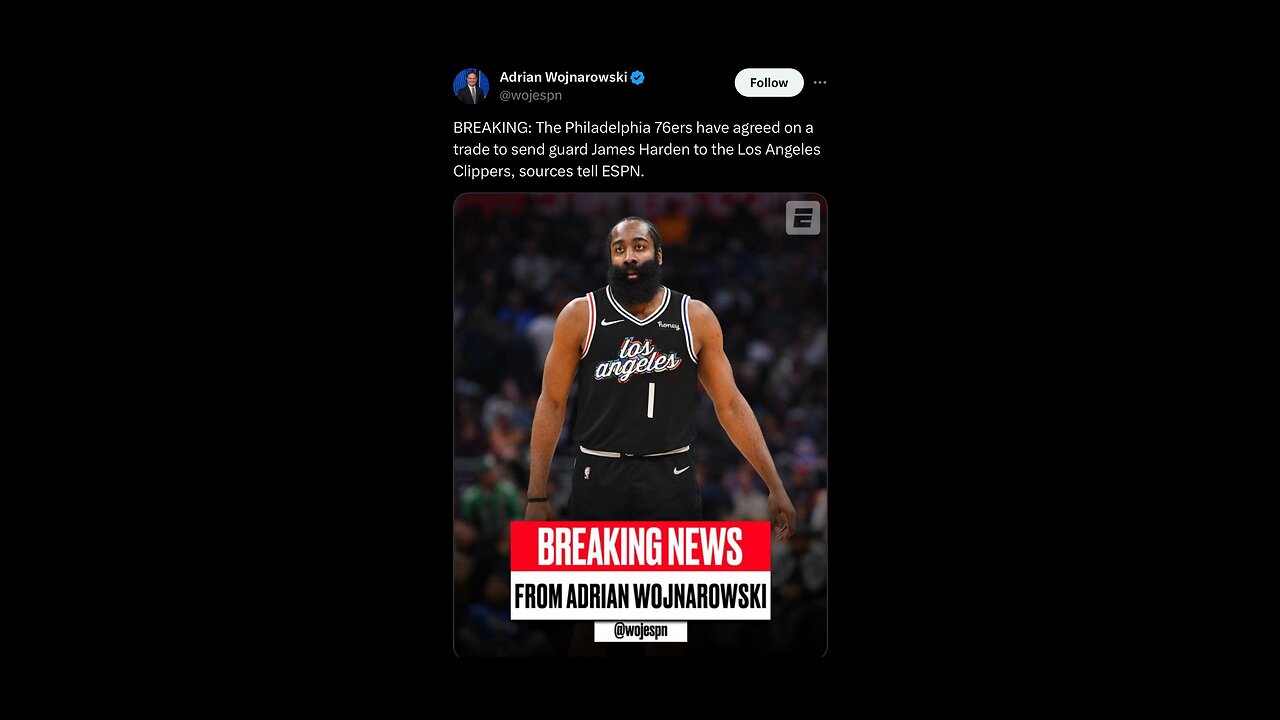 🚨James Harden has been traded to the Los Angeles Clippers🚨 #rumbleshorts