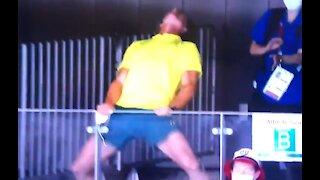 Australian Swim Coach GOES BERSERK When His Swimmer Wins Gold