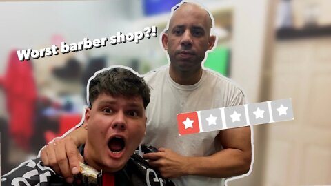 HAIRCUT AT THE WORST RATED BARBER IN MY CITY! (WHOLESOME ENDING)