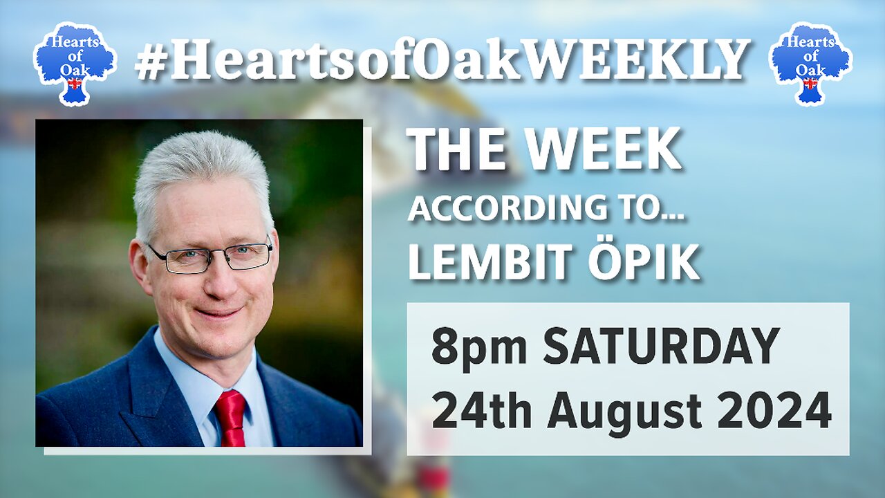 The Week According To . . . Lembit Öpik