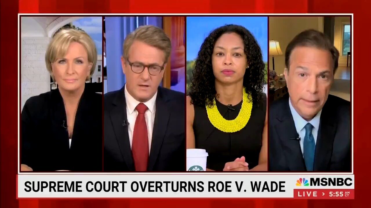 Trusty conservative Joe Scarborough whines about the conservative Supreme Court's ruling - 6/27/22