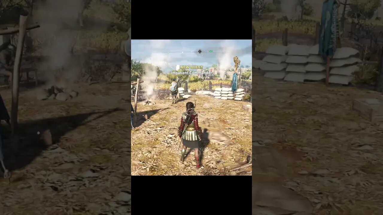 Helping Athenian Commander killing Spartans!! Assassins Creed Odyssey Shorts- 30
