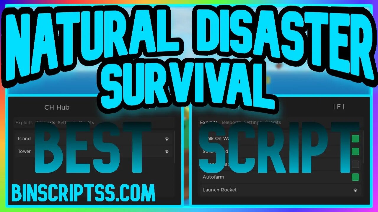 ROBLOX Natural Disaster Survival Script - LOTS OF FEATURES *PASTEBIN 2023*