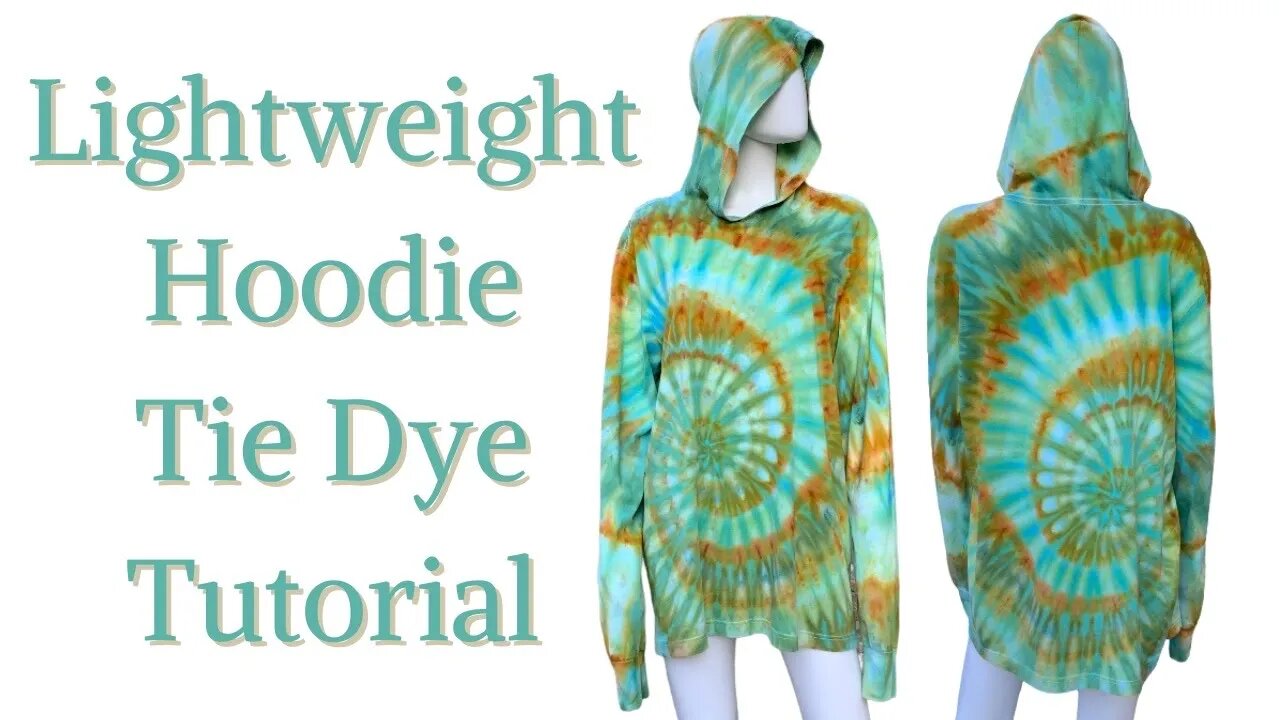 Tie-Dye Designs: Lightweight Summertime Hoodie Assembly Line