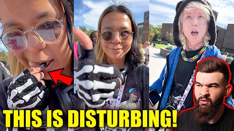 THIS IS PURE EVIL! POLICE HAD TO ESCORT HER OFF CAMPUS