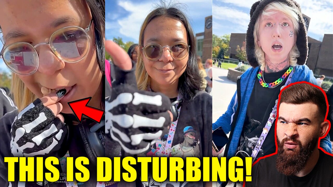 THIS IS PURE EVIL! POLICE HAD TO ESCORT HER OFF CAMPUS