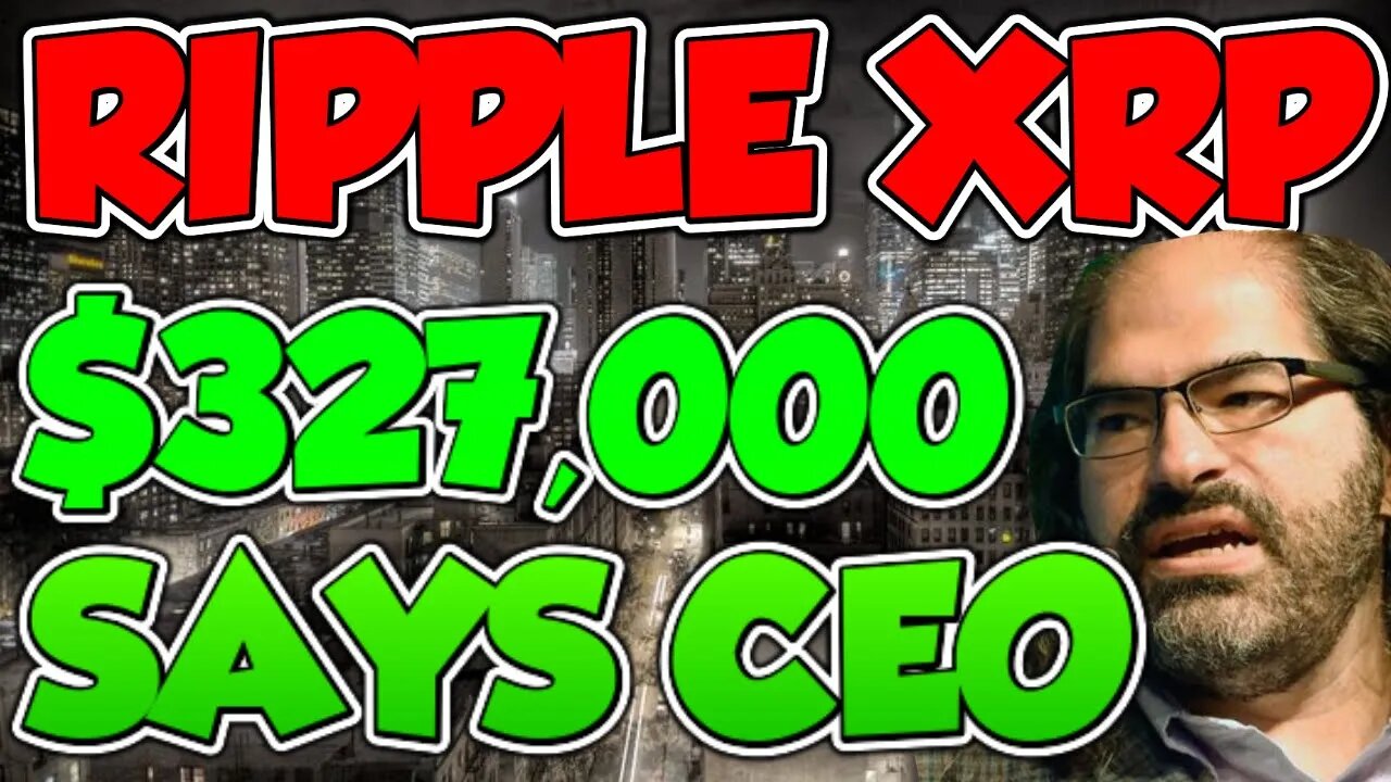 $327,000 PER XRP CONFIRMED!! - RIPPLE CEO LEAKED PRIVATE LEDGER!!🚀