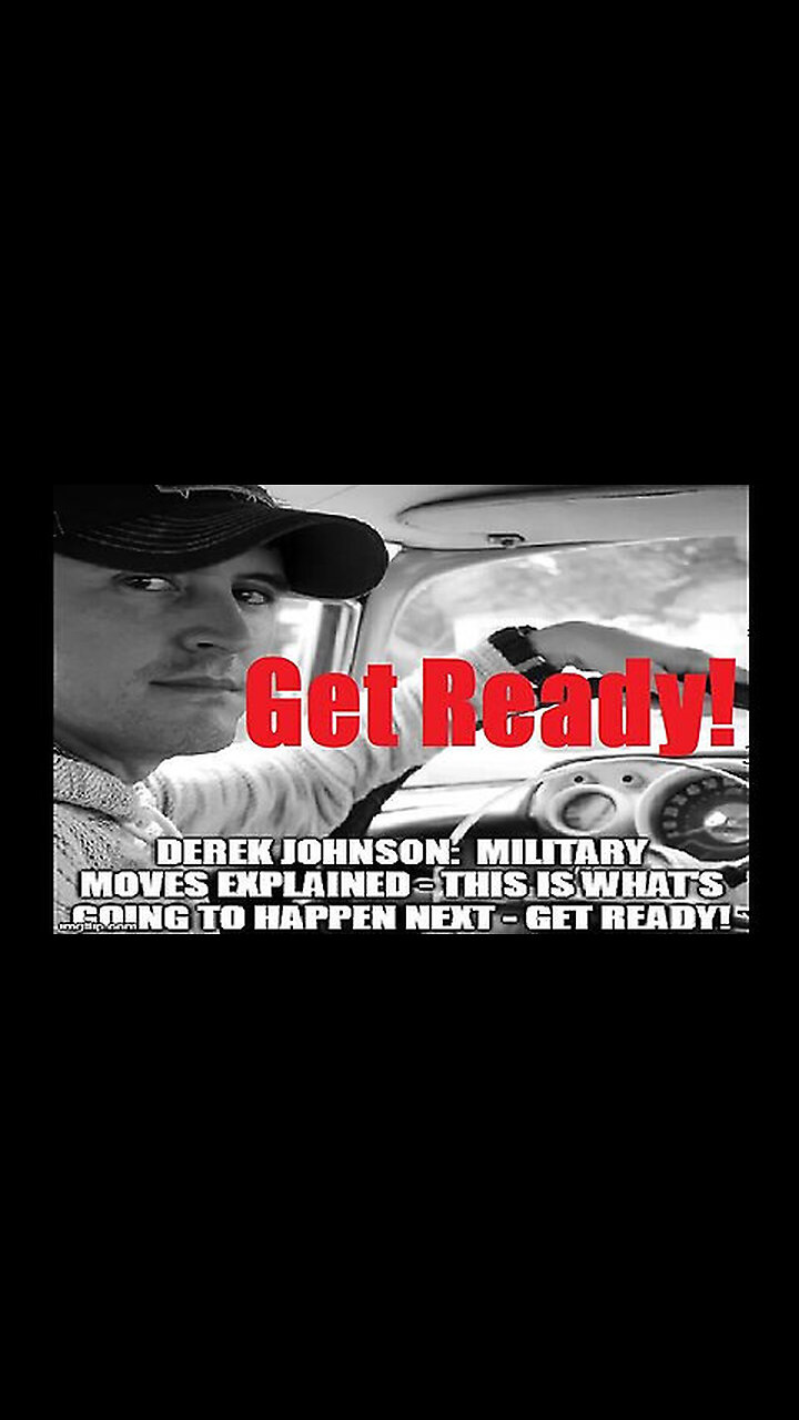 Derek Johnson Get Ready Oct 16 This is What's Going to Happent Next