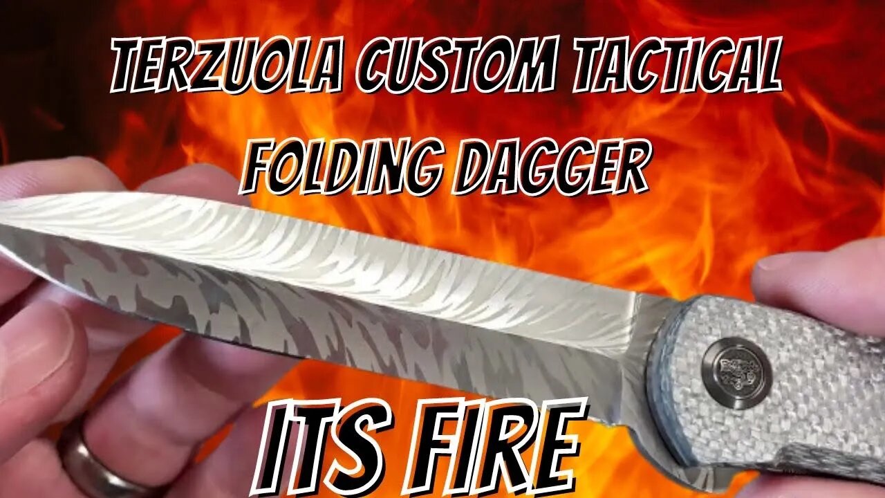 TERZUOLA CUSTOM FOLDING DAGGER | TRULY AMAZING