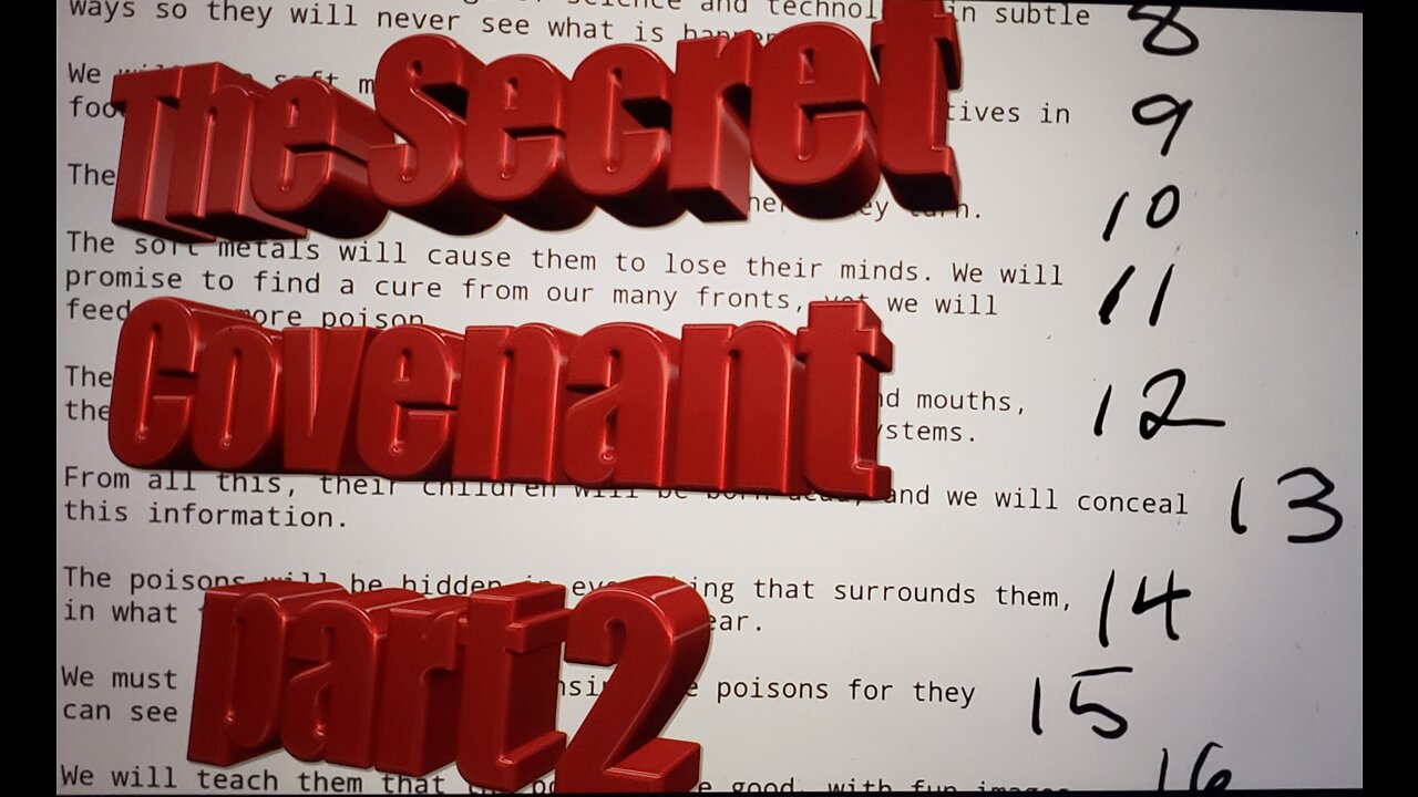 The Secret Covenant part 2