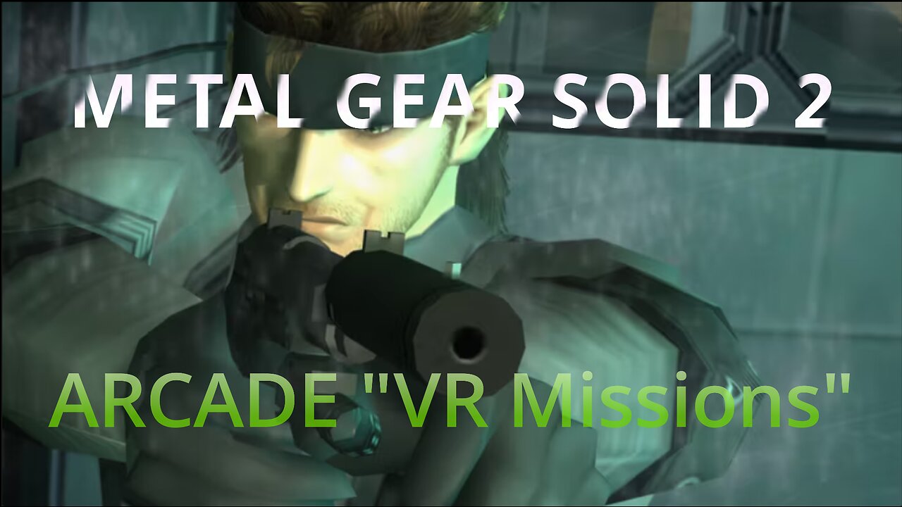 Metal Gear Solid 2 Arcade VR Missions | watching Vitaly catching peds