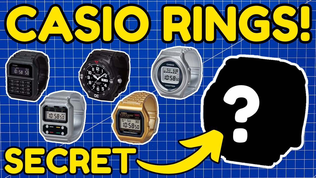 🤩 The COMPLETE 2nd Casio Watch RING Collection! ⌚💍