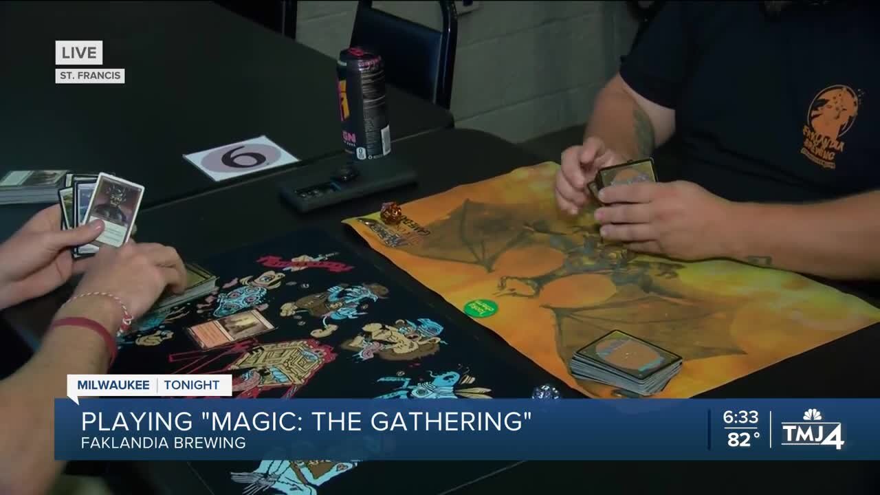 Groups gather to play 'Magic: The Gathering' at Faklandia Brewing