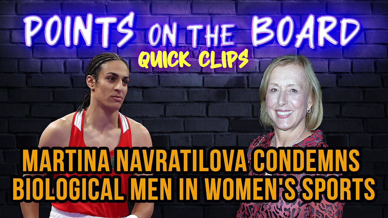 Martina Navratilova CONDEMNS Biological Men in Women's Sports