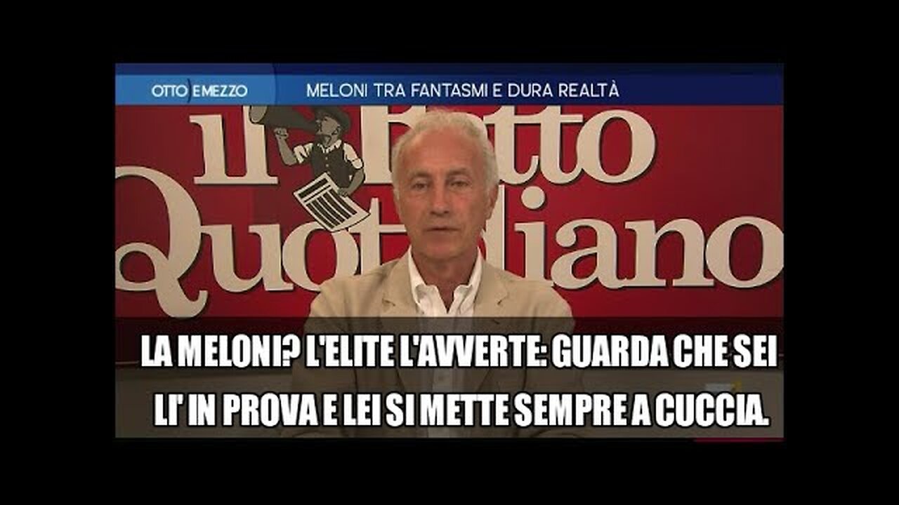 Travaglio in tv,Lady Aspen Merdoni:gli unici complotti che ha subito il governo erano autocomplotti.Così il direttore del Fatto Quotidiano sui presunti complotti che il governo e la premier stanno diffondendo sui social facendo avanspettacolo