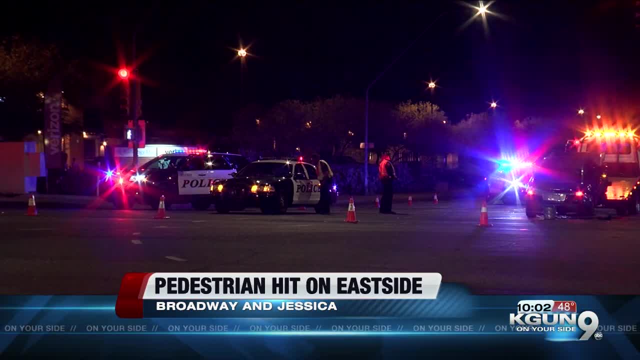 Pedestrian hit by car, Broadway re-opens at Jessica