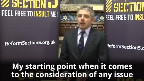 'Mr. Bean' Actor Rowan Atkinson Speaking Out On Free Speech In The U.K. Back In 2012