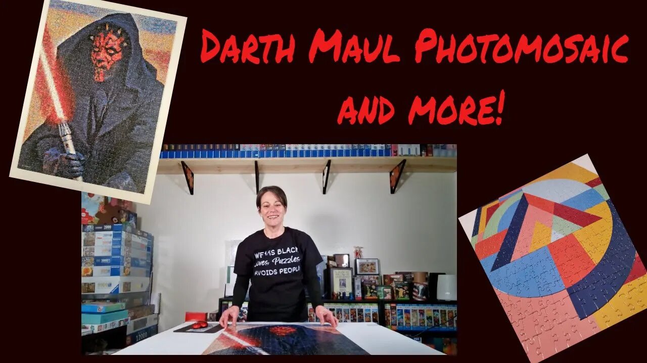 My Darth Maul Photomosaic Puzzle Strategy and Much More!