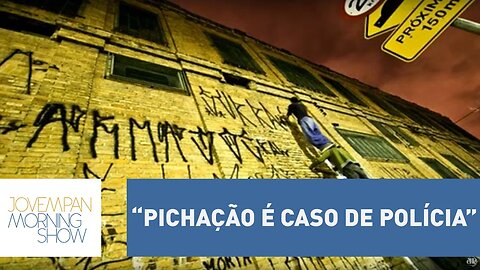 “Pichação é caso de polícia”, defende Augusto Nunes | Morning Show