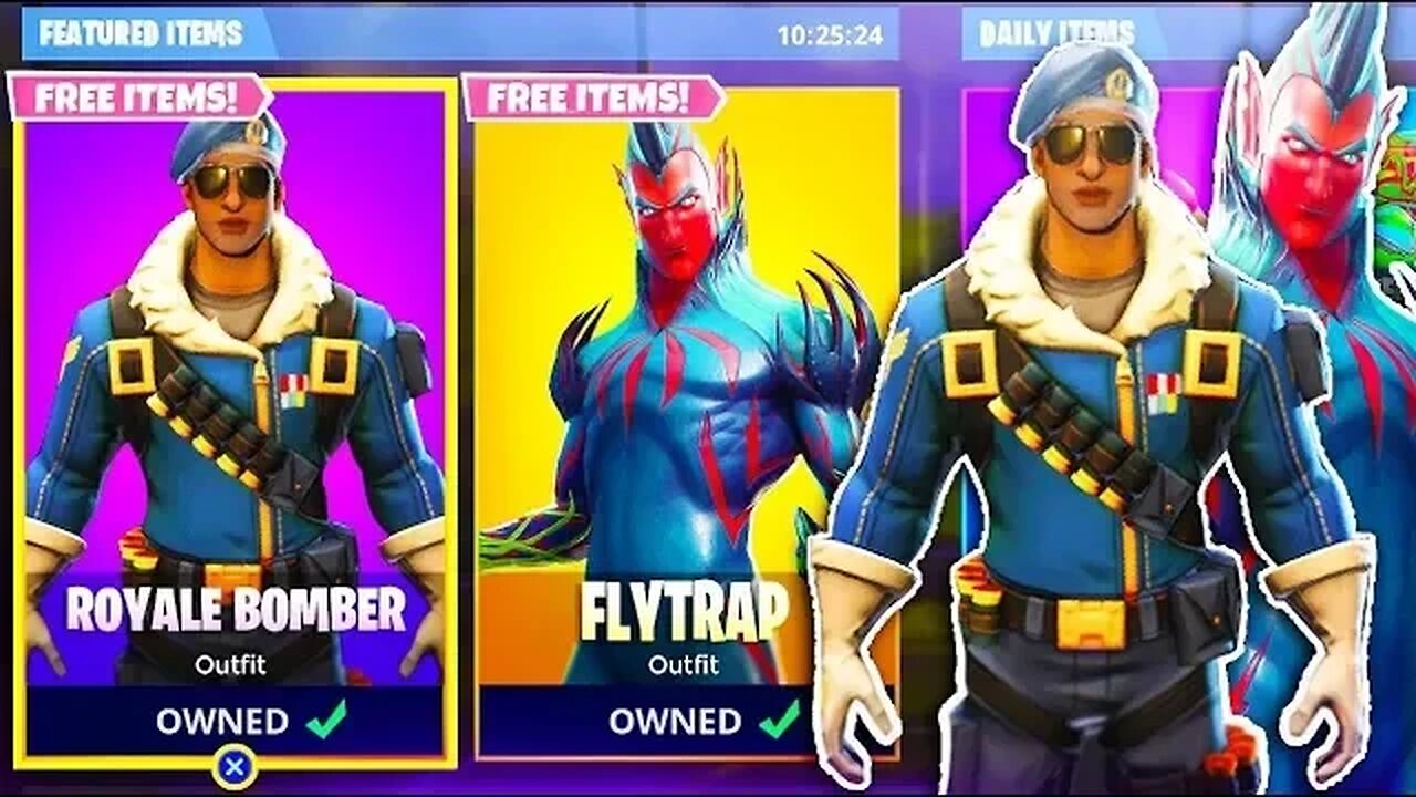 *NEW* "Royale Bomber + Flytrap" COMING TO Fortnite Battle Royale - NEW SKIN UPDATE