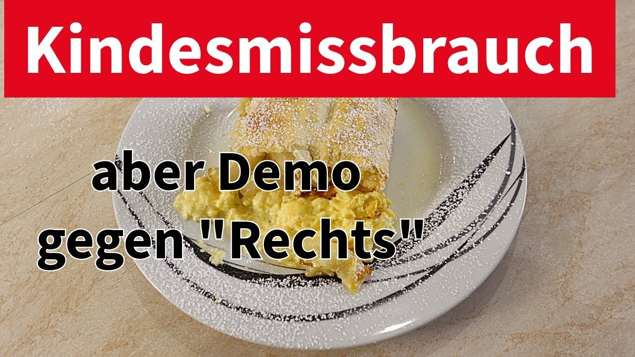 Kindesmissbrauch in Kirchen,aber Demo gegen Rechts!Ablenkungsmanöver und Doppelmoral🙈