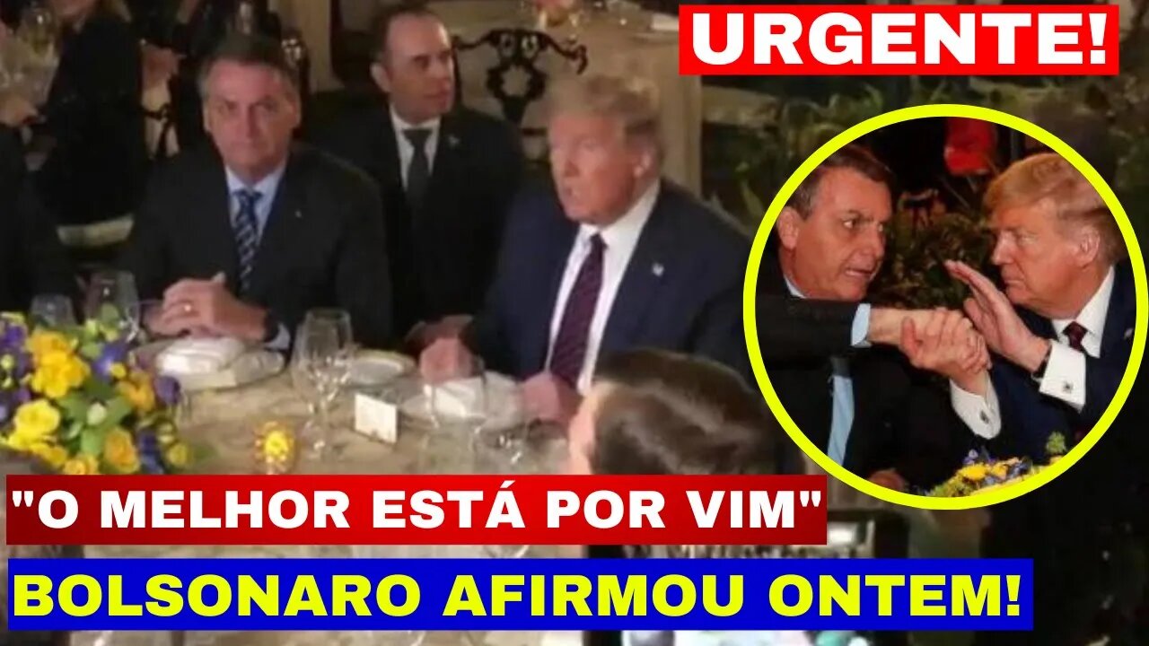 BOLSONARO ACABOU DE AFIRMAR PARA O BRASIL O MELHOR ESTA POR VIM GENERAL HELENO CONTINUA? NINE HOTEL?