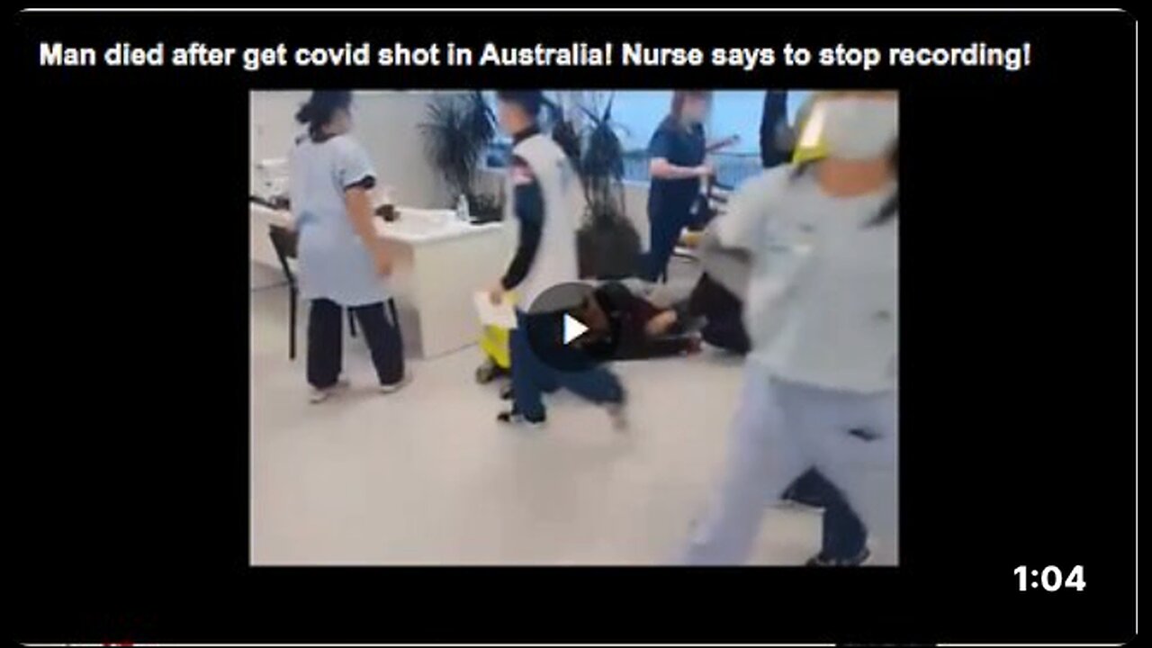 Man died shortly in Sydney, Australia after being injected with the COVID-19 vaccine