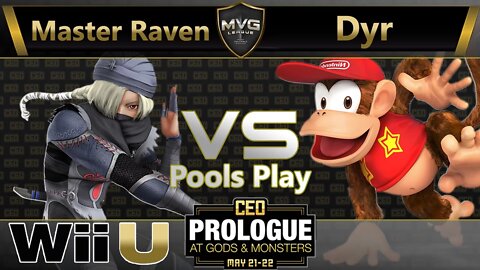 VS|Master Raven (Sheik) vs. MVG|Dyr (Diddy) - Pools Play - CEO Prologue