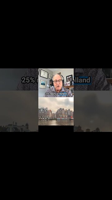 Worried About Rising Sea Levels? 60% of Netherlands Land Is Below Sea Level #shortvideo