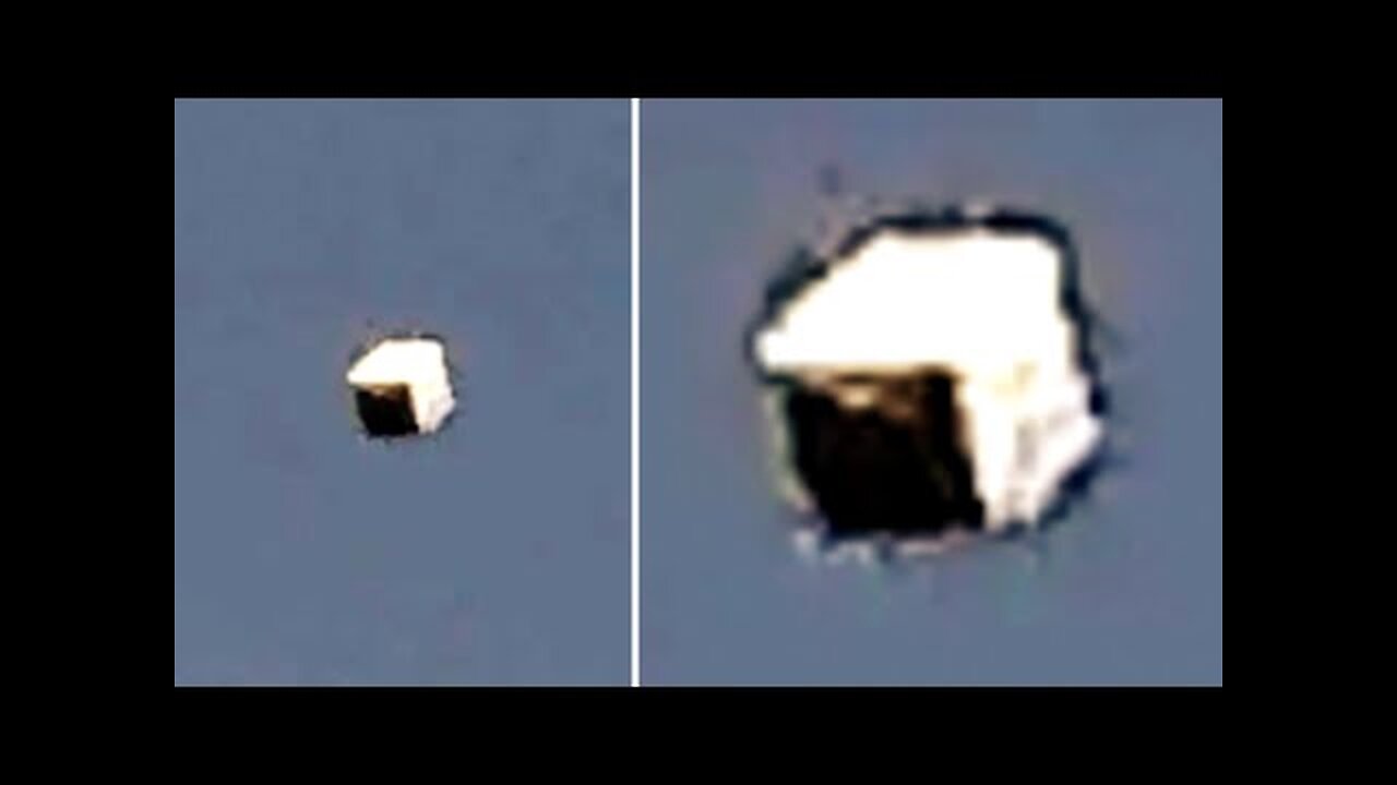 This Man Just Reported A Massive Cube Was Spotted During The Daytime