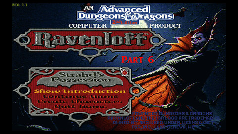 AD&D Ravenloft Strahd's Possession part 6