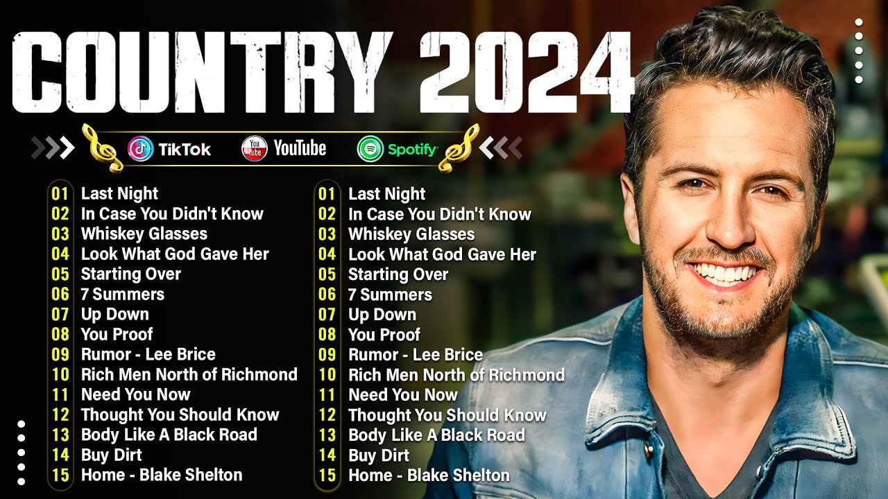 Country Music 2024 Morgan Wallen, Brett Young, Luke Combs, Chris Stapleton, Kane Brown, Luke Brya