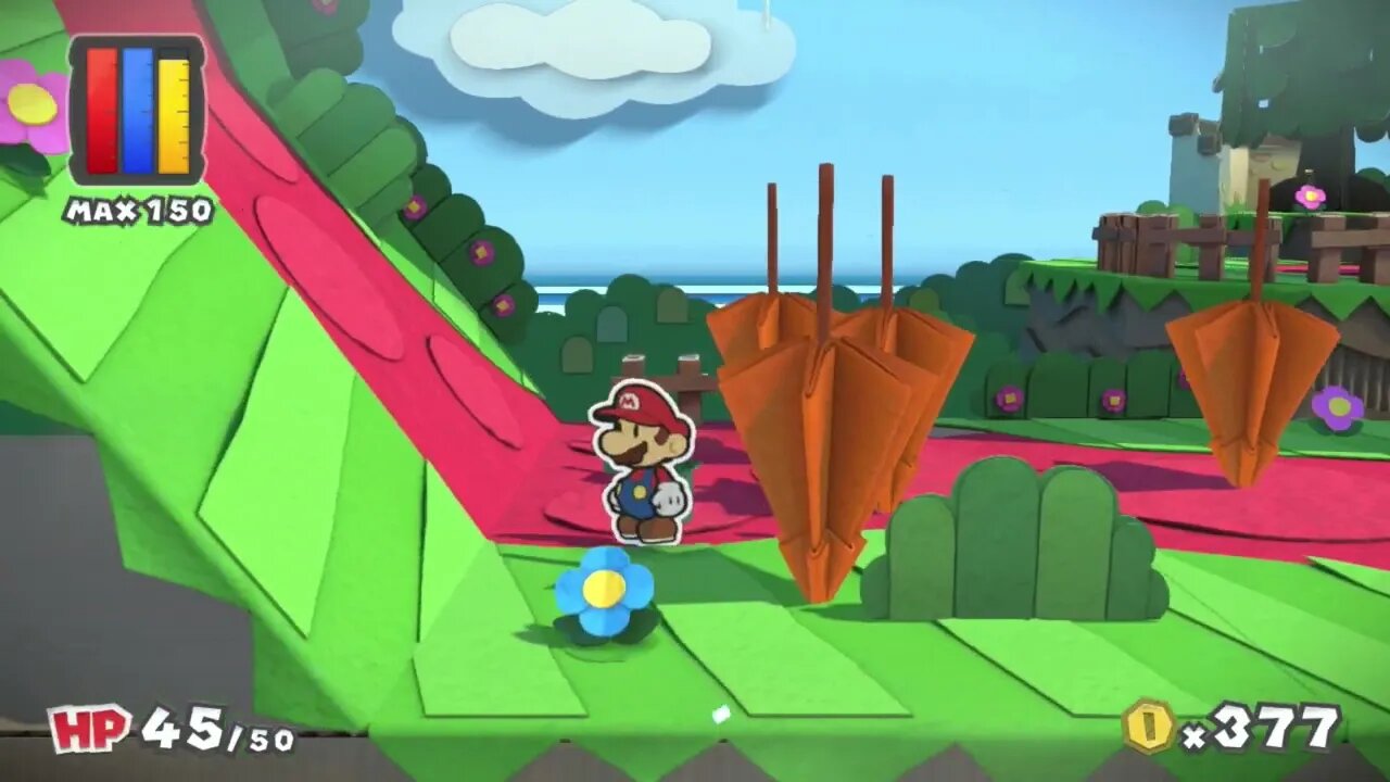 Paprer Mario Color Splash Part 6 Cherry Lake