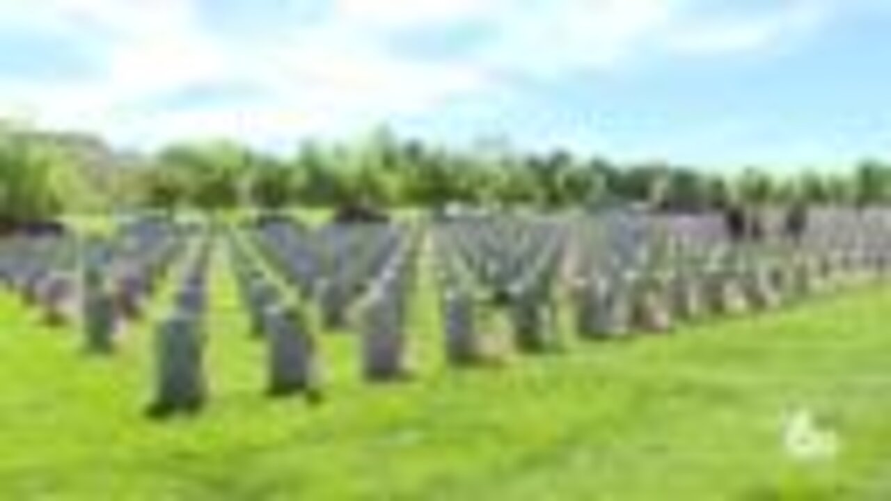 The Idaho State Veteran's Cemetery Memorial Day ceremony looked a lot different this year