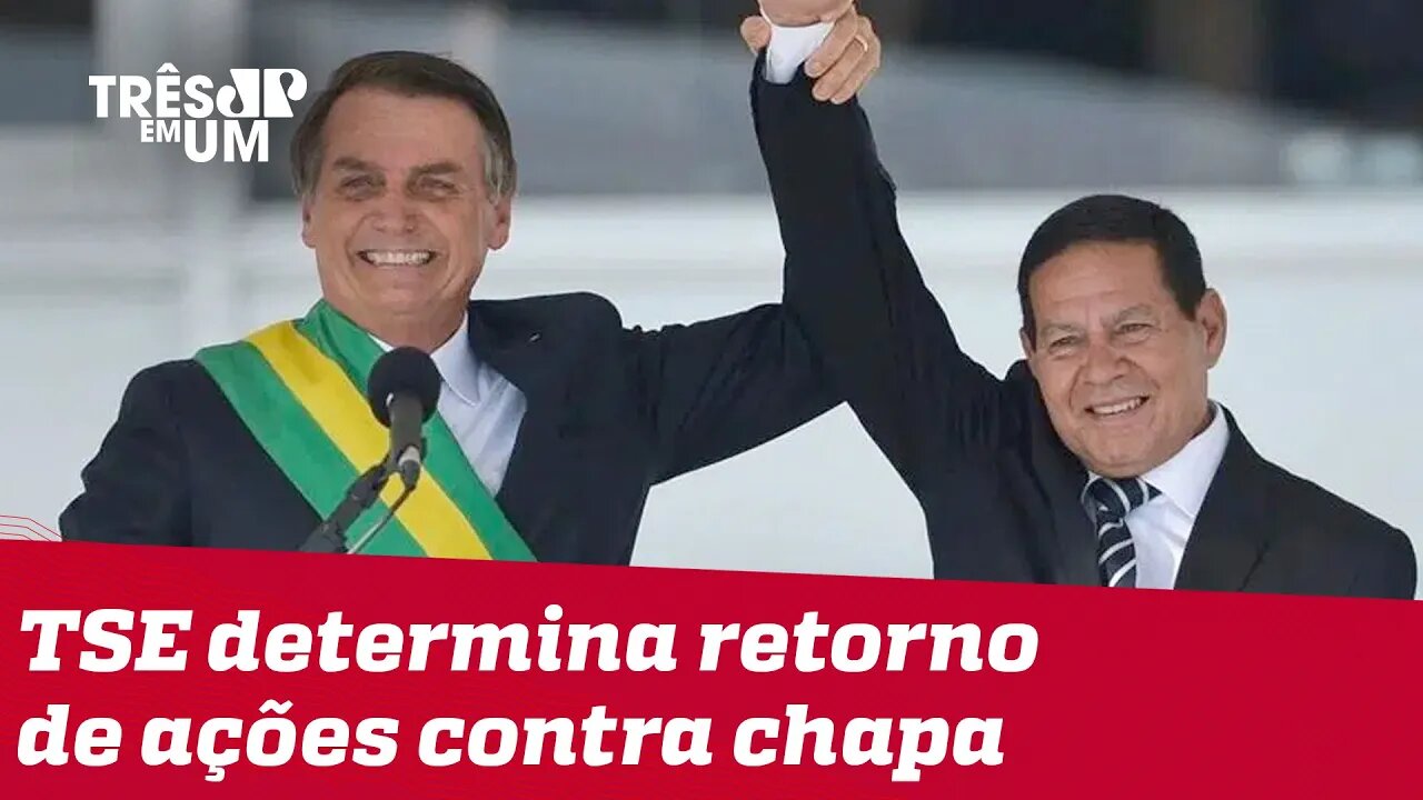 TSE reabre coleta de provas contra chapa Bolsonaro-Mourão