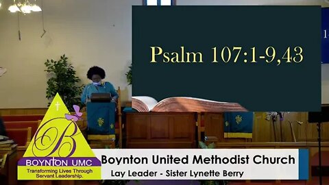 Boyton United Methodist Church Stream,July 31,2022
