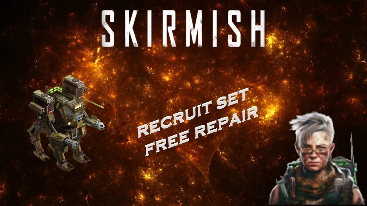 War Commander - Skirmish (Rosie) - Recruit Set - Walkthrough (Free Repair)