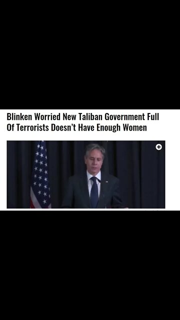 US Government Upset Because The Taliban Isn't Diverse Enough #Shorts