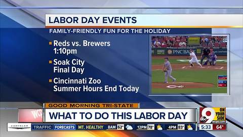 Ideas of things to do this Labor Day