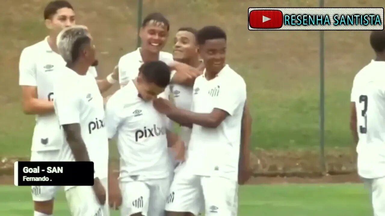 Santos 3 x 0 Desportivo Paulistão SUB - 20