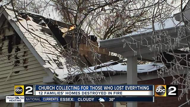 Catholic church helps displaced residents after fire destroys their building