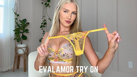 LINGERIE TRY ON HAUL EVALAMOR