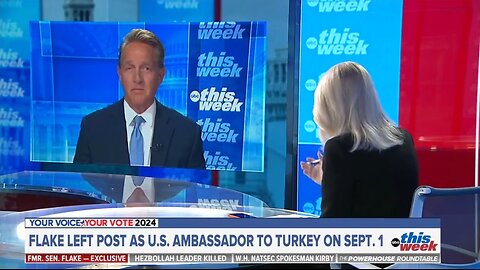 RINO Jeff Flake Is All In For Kamala Harris