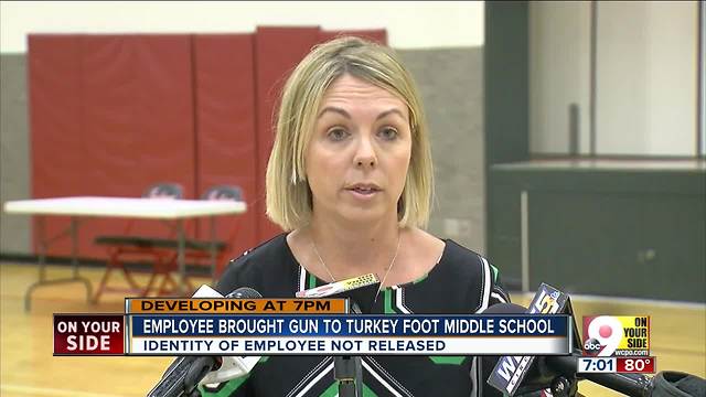 Employee brought gun to Turkey Foot Middle School