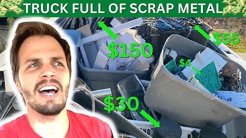 How Much Will I Get Paid For This Huge Scrap Metal Dumpster Diving Turn In Haul?