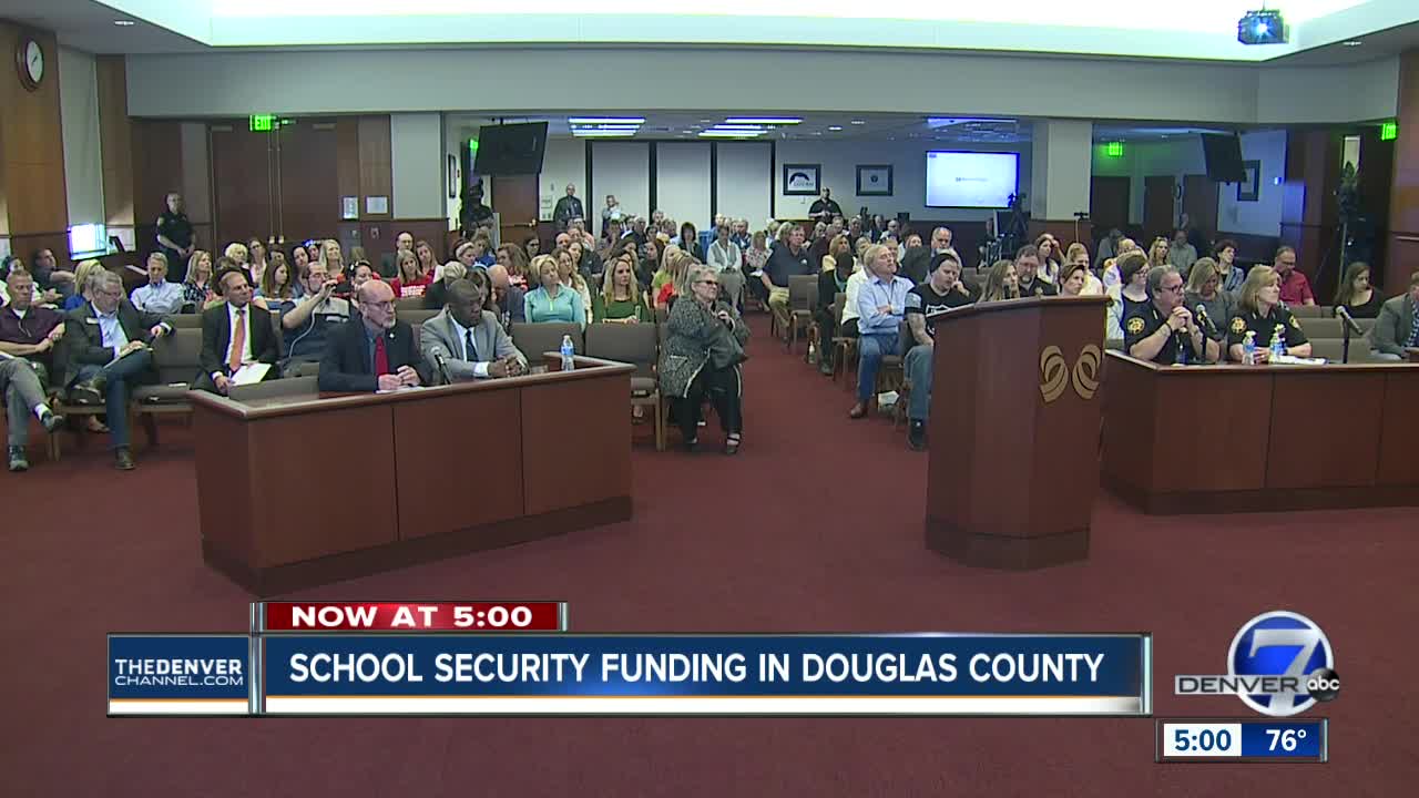 Douglas County commissioners vote to redirect $10M toward public school safety after STEM shooting