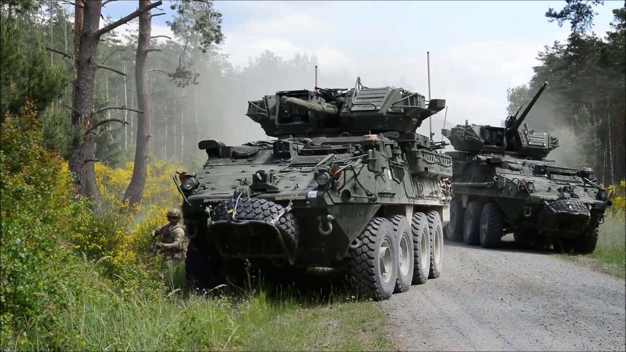 2nd Cavalry Regiment Soldiers Conduct a Platoon Live-Fire Exercise