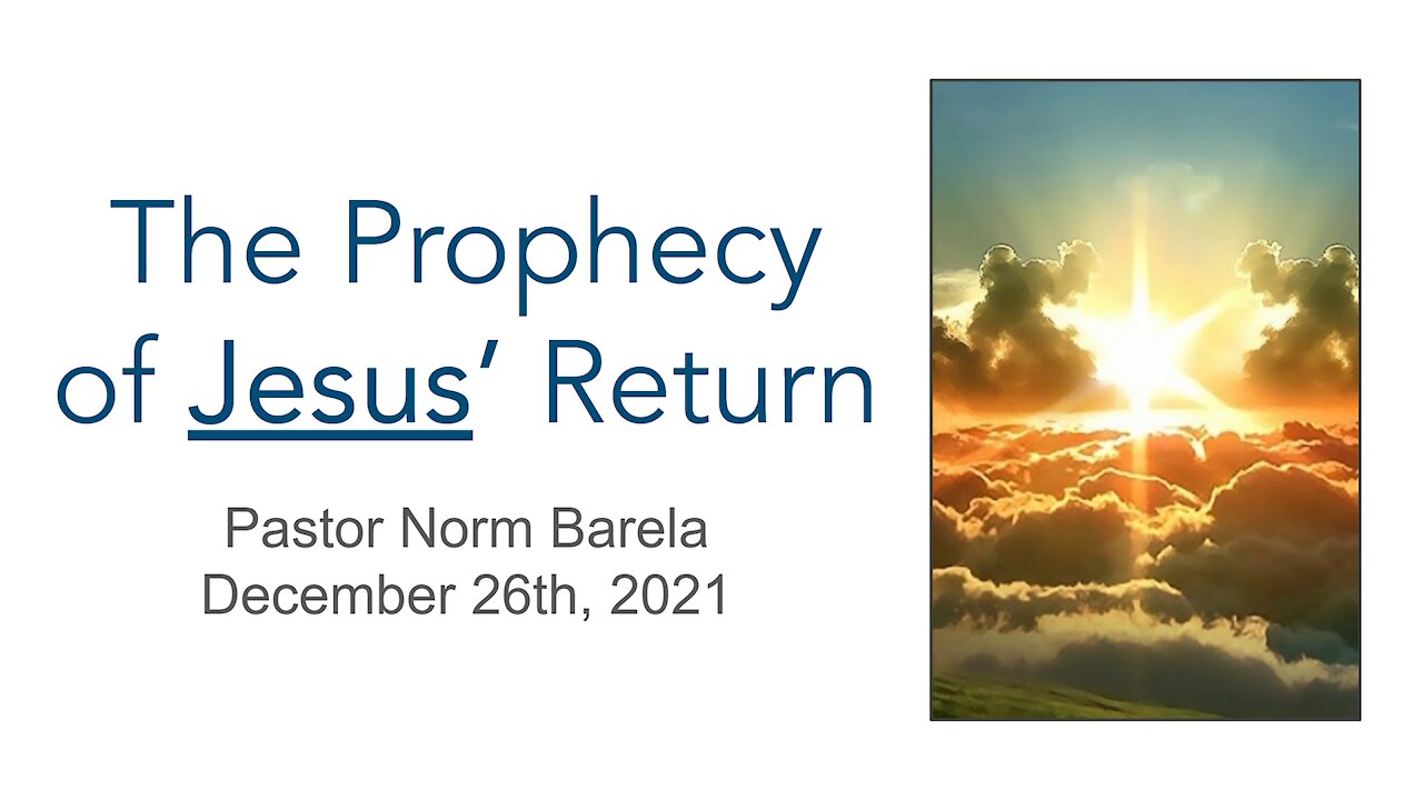 The Prophecy of Jesus' Return