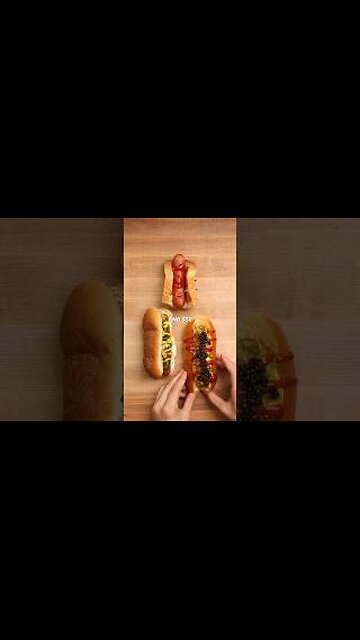 Cheap Vs Expensive Hot Dog #cooking #food #foodasmr #recipe